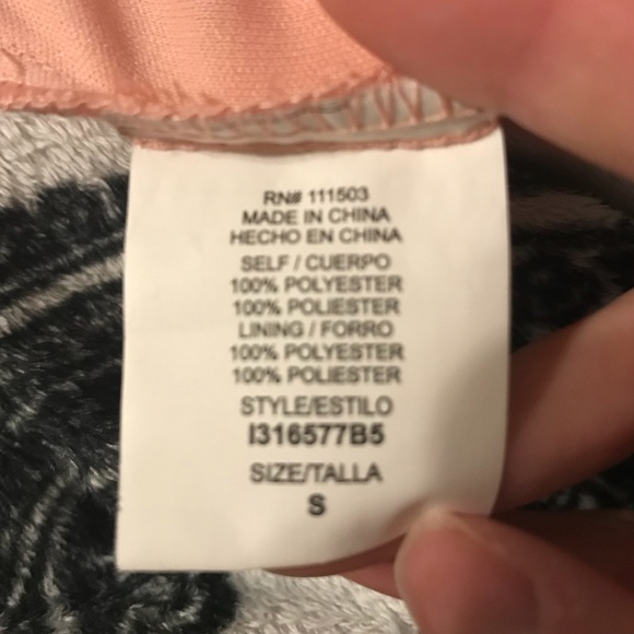 Small Brigitte Bailey Pink/Cream Dress. Never Worn - Picture 5 of 7